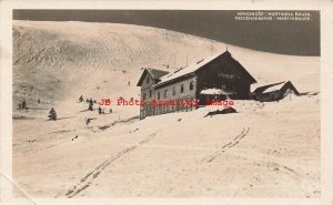 Czech Republic, Spindleruv Mlyn, RPPC, Martinovka Restaurant, Photo