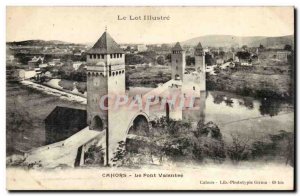 Cahors - the bridge Valentre - bridge - Old Postcard