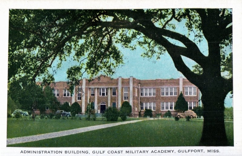 Gulf Coast Military Acad. , George Hamilton attended, Gulfport,  MS Postcard