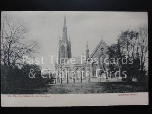 c1903 Merseyside: St. Paul's Church, Liverpool