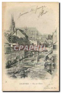 CARTE Postale Old Chartres View Eure