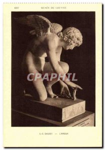 Louvre Museum Old Postcard A D Chaudet L & # 39amour