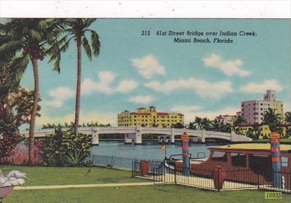 Forty First Street Bridge-Indian Creek-MIAMI BEACH, Florida