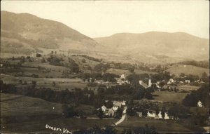 Dorset VT Birdseye View c1910 Real Photo Postcard #1