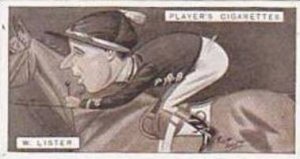 Player Vintage Cigarette Card Racing Caricatures 1925 No 26 W Lister