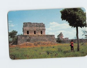 Postcard Chinchanchob (the Red House), Chichén Itzá, Mexico