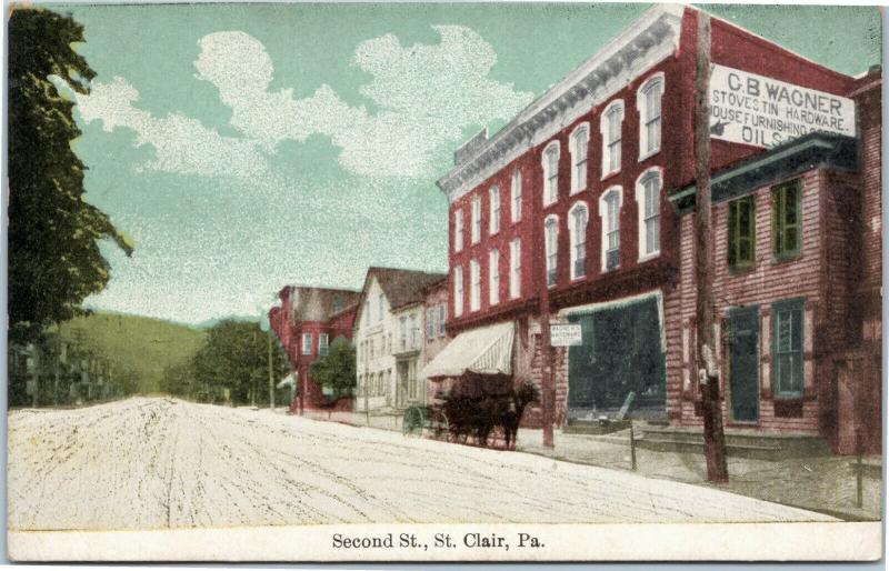 Second Street, Looking South, St. Clair PA