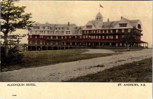 Postcard HOTEL SCENE St. John New Brunswick NB AO0085