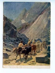 250140 Russia GE GAY transportation marble in Carrara OLD GIZ