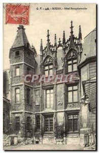 Postcard Old Hotel Bourgtheroulde Rouen
