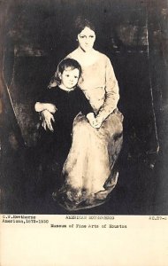 American Motherhood CW Hawthorne Art Artist Unused real photo