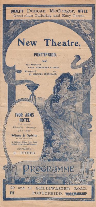 Pontypridd Story Of The Rosary Welsh Religious Victorian Theatre Programme