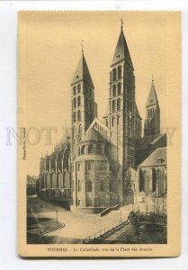 3060223 BELGIUM Tournai La Cathedrale vue de la Place