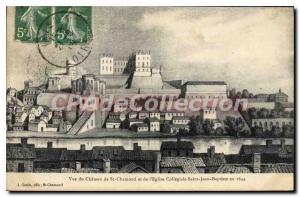 Postcard View of Old Castle of St Chamond and Collegiate Church St. John the ...