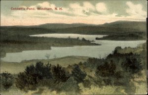 Windham New Hampshire NH Cobbett's Pond c1910 Vintage Postcard
