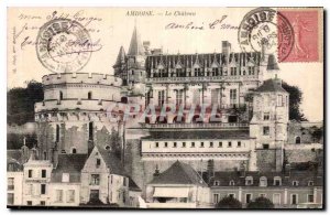 Postcard Old Amboise Chateau