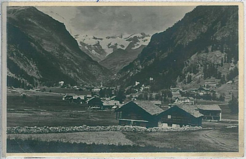 31832 AOSTA province vintage postcard - Gressoney 1948-