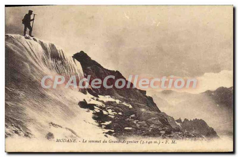 Old Postcard Modane the top of the large Silversmiths