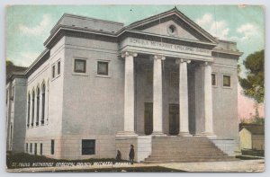 Wichita Kansas~St Pauls Methodist Episcopal Church~Vintage Postcard