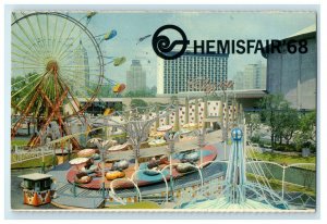 1968 World's Fair Hemisfair San Antonio Texas TX Posted Postcard