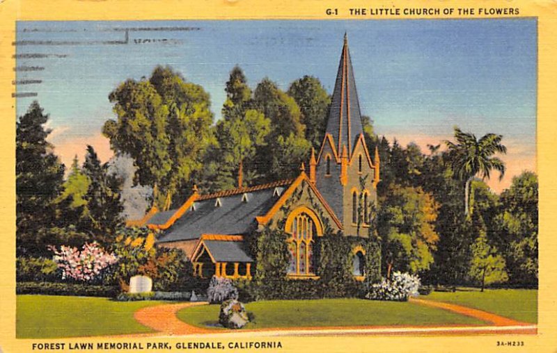 The Little Church of the Flowers Forest Lawn Memorial Park Glendale CA