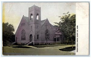 c1910 Presbyterian Church Chapel Exterior Albert Lea Minnesota Vintage Postcard