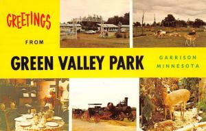 Garrison Minnesota Green Valley Park Multiview Vintage Postcard K99573