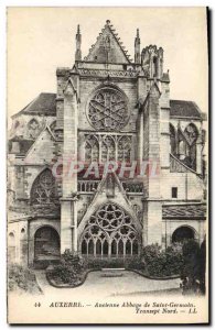 Old Postcard Auxerre Abbey of Saint Germain North Transept