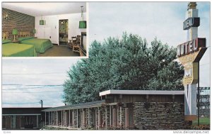 2-Views, Motel Ideal Enr., Mont-Laurier, Quebec, Canada, 1950-1960s
