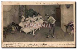 Old Postcard Dance in theater