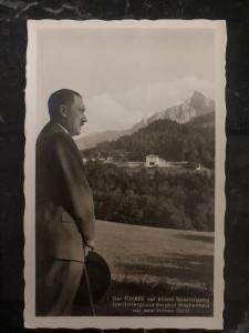 Mint Germany Real Picture Postcard RPPC The Fuhrer on a walk