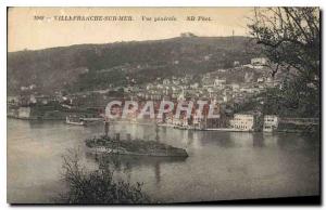 Old Postcard Villefranche sur Mer general view