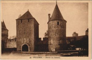 CPA Fougeres Entree du Chateau (1237780)