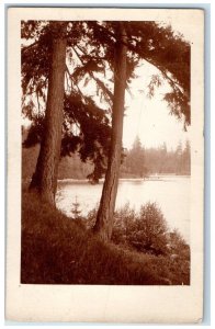 1926 Vancouver British Columbia Canada Lake View RPPC Photo Vintage Postcard