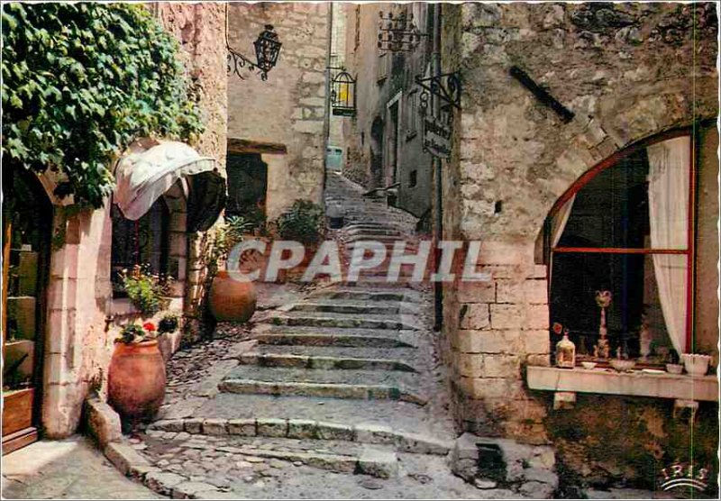 Modern Postcard Saint Paul de Vence AM An old street