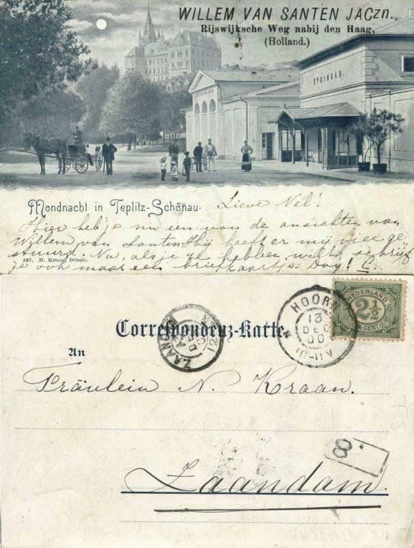 czech germany, TEPLITZ-SCHÖNAU TEPLICE, Stephansbad Steinbad (1900) Postcard