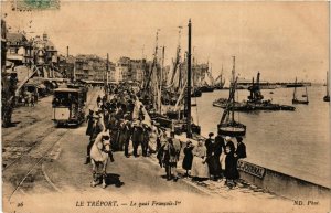 CPA Le TRÉPORT-Le quai Francois Ier (348293)