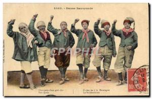 Old Postcard Folklore Dance Savoyard