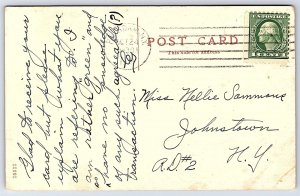 1914 Potsdam High School Potsdam York Historic Building Campus Posted Postcard