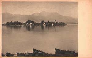 Vintage Postcard Fraueninsel Im Chiemsee Island in Chiemsee Germany