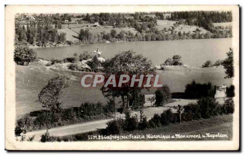 Old Postcard Laffrey Prairie Hisrtorique Monument and Napoleon 1st