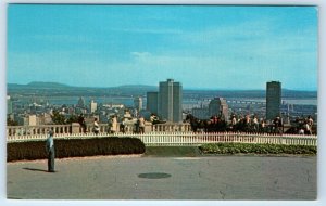 Horse Drawn Carriages on Mount Royal MONTREAL Canada Postcard