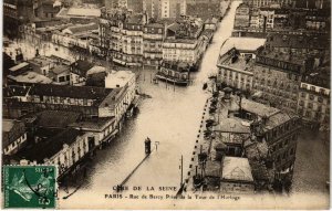 CPA Inondations PARIS 1910 Rue de Bercy (970856)
