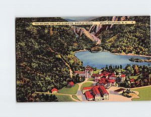 Postcard The Balsams And Lake Gloriette, White Mountains, Dixville Notch, N. H.