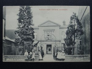 Warwickshire ALCESTER Baptist Free Church c1905 Postcard by C. Hodge's