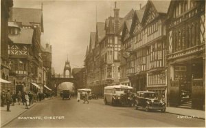 UK 1950s Bus Eastgate Chester Automobiles #212171JV RPPC Photo Postcard 21-14248