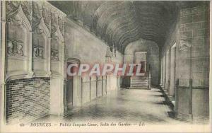 Old Postcard Bourges Palais Jacques Coeur Guard Room