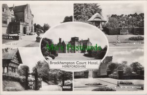 Herefordshire Postcard - Views of Brockhampton Court Hotel, Hereford  RS29740