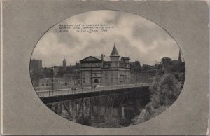 Postcard Washington Street Bridge North Side Wilmington DE