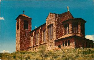 Ruidoso New MexicoBeautiful Catholic Church1950s Postcard